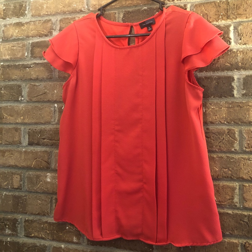 Red/Pink Blouse from The Limited. Medium.